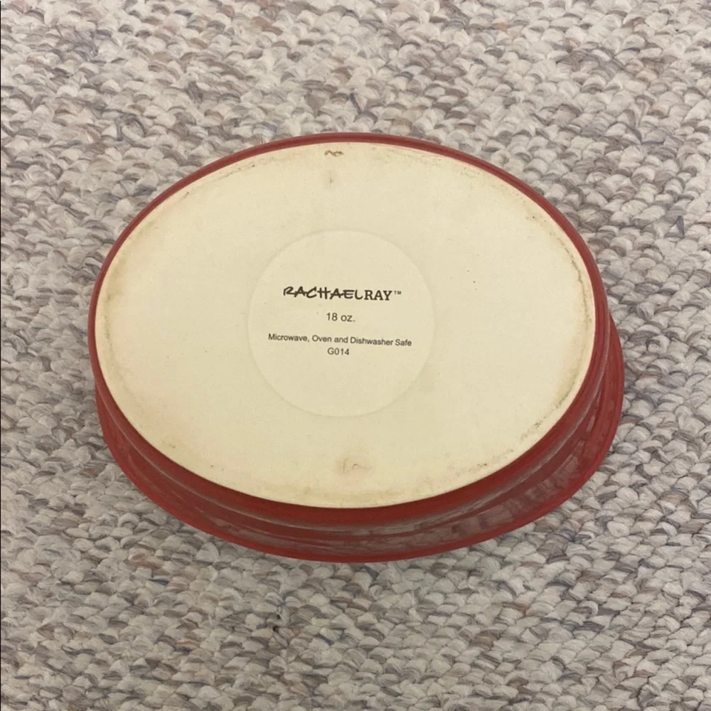 Red Ceramic Casserole Dish - Picture 5 of 7